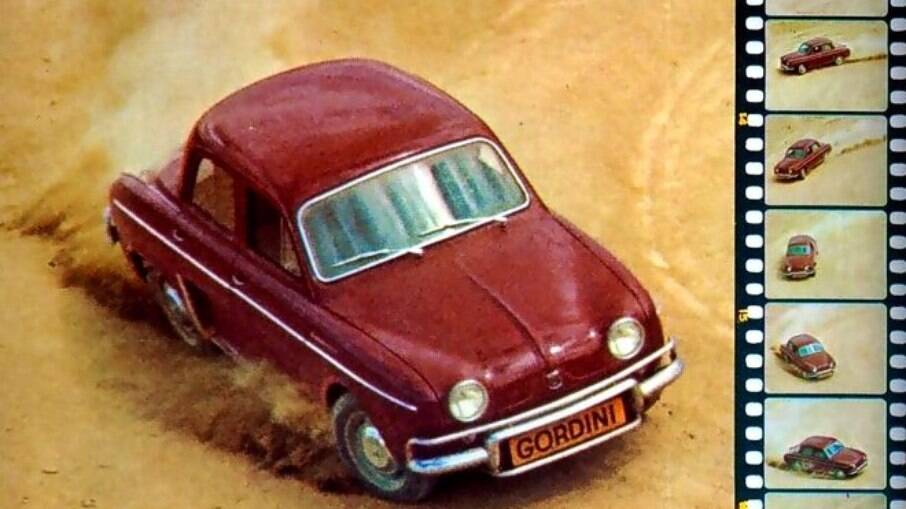 A leveza do Renault Gordini favorecia a agilidade, aspecto que era explorados nas propagandas do carro da marca francesa