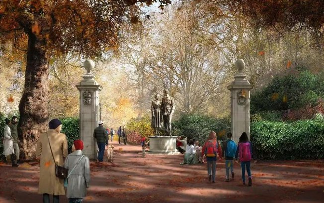 Com nova ponte, portão e jardins, memorial nacional da Rainha Elizabeth II será erguido Com nova ponte, portão e jardins, memorial nacional da Rainha Elizabeth II será erguido