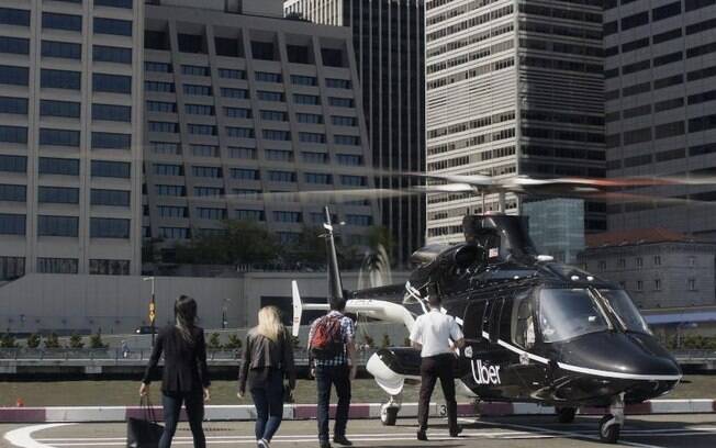Serviço de helicóptero da Uber pode servir como teste para lidar com logística dos táxis voadores