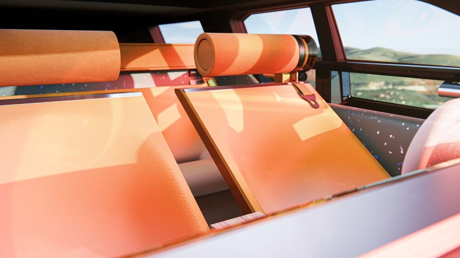 Bancos da frente do Concept Fiat Dolce Camper Bancos da frente do Concept Fiat Dolce Camper