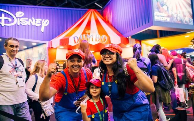 Famílias se divertiram na CCXP 2018