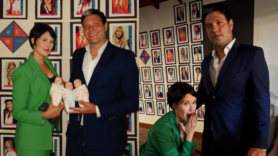 Bia Bonemer se fantasia de Fátima Bernardes