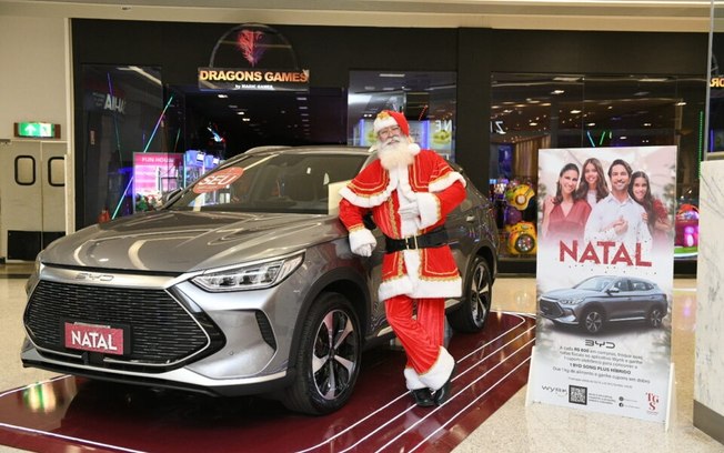 Gifts colecionáveis assinados por Athos Bulcão e sorteio de carro BYD marcam promoção de Natal do TGS