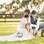 Casamento de Andee e Tina com cachorros em vez de flores. Foto: Facebook/ Cami Zi Photography