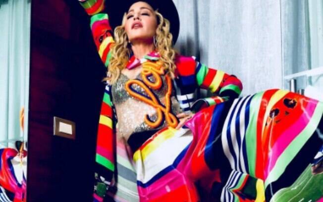 A popstar Madonna também já está nos preparativos para a cerimônia. 