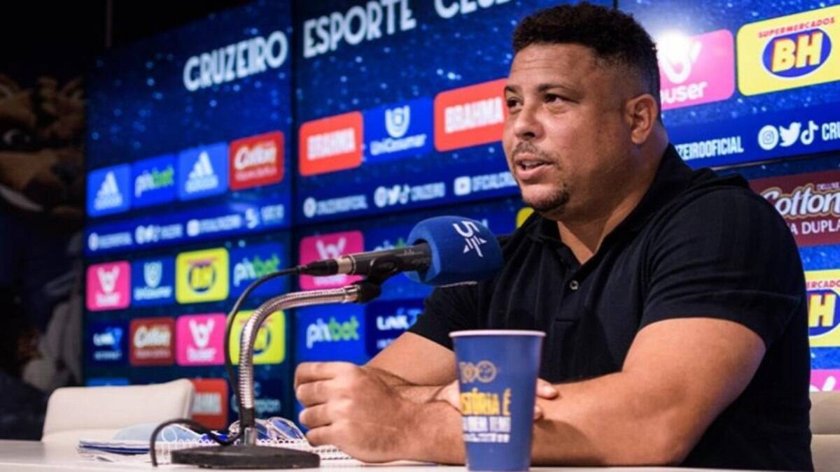 Ronaldo elogia atacante do Cruzeiro, que responde: 'Parece um sonho'