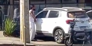 Homem é preso após ameaçar motorista e furtar retrovisor