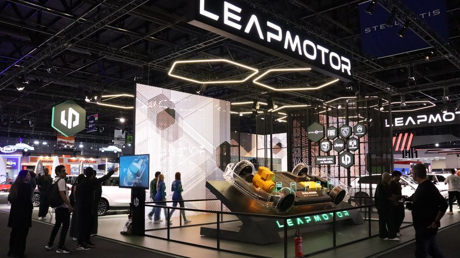 Estande da Leapmotor no Salão do Automóvel 2025
