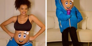 Lucy Ramos exibe pintura artística na barriga: "Protagonista"