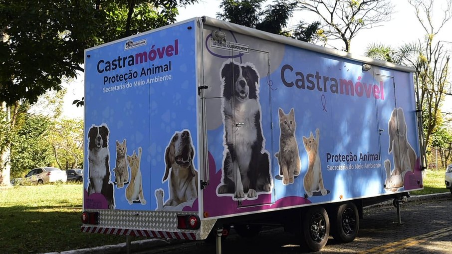 Trailer é equipado para realizar cirurgias de esterilização de cães e gatos que pesem até 20 kg. Trailer é equipado para realizar cirurgias de esterilização de cães e gatos que pesem até 20 kg.
