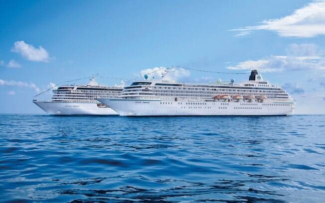 Os navios da Crystal Cruises estarão pelo mundo durante o Carnaval