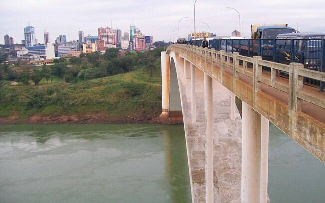 Ponte da Amizade, vista do lado paraguaio