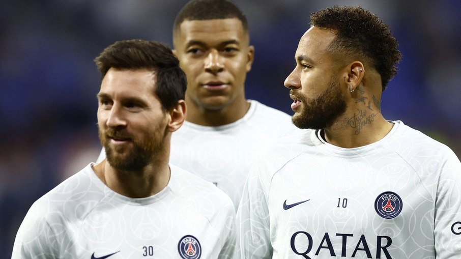 Messi, Neymar e Mbappé