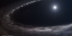 Telescópio da NASA acha pela primeira vez um enorme disco de gelo