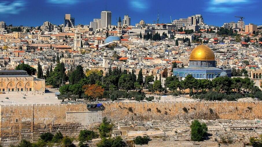 Vista aérea de Jerusalém