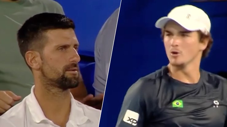 Djoko e outros "deuses" se rendem a João Fonseca na Davis