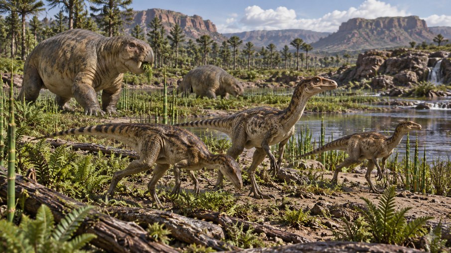 Reconstrução do Dinodontosaurus isiyavamanda Reconstrução do Dinodontosaurus isiyavamanda