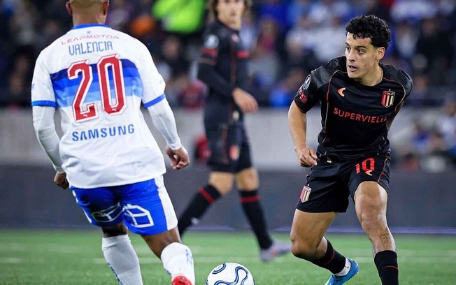 O capitão Guido Carrillo marcou dois gols na partida
