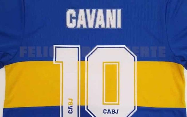 Edinson Cavani vestirá a camisa 10 no Boca Juniors Edinson Cavani vestirá a camisa 10 no Boca Juniors