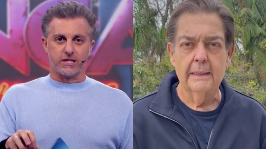 No 'Domingão', Luciano Huck manda recado para Faustão: 'Amado amigo'