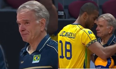 Notícia da morte da mãe atinge Bernardinho em jogo da Seleção