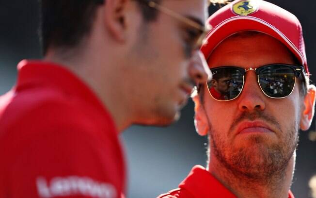 Vettel e Leclerc acirram rivalidade dentro da Ferrari