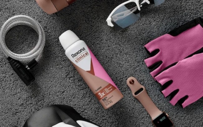 Rexona Clinical detalha proteção de 96h contra suor e odor