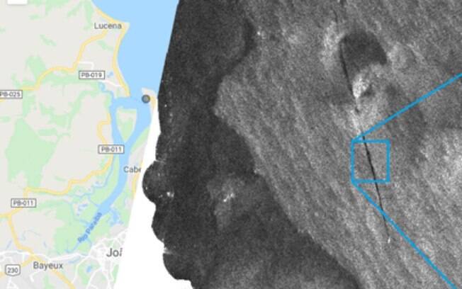 O satélite Sentinel-1A encontrou indícios de novo navio responsável pelas manchas de óleo nas praias brasileiras satélite