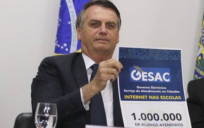 Presidente Bolsonaro comemorou a marca de 1 milhão de alunos atingidos pelo programa