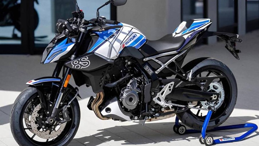 GSX-8S comemorativa mantém motor bicilíndrico de 776 cc e pacote eletrônico da versão convencional
