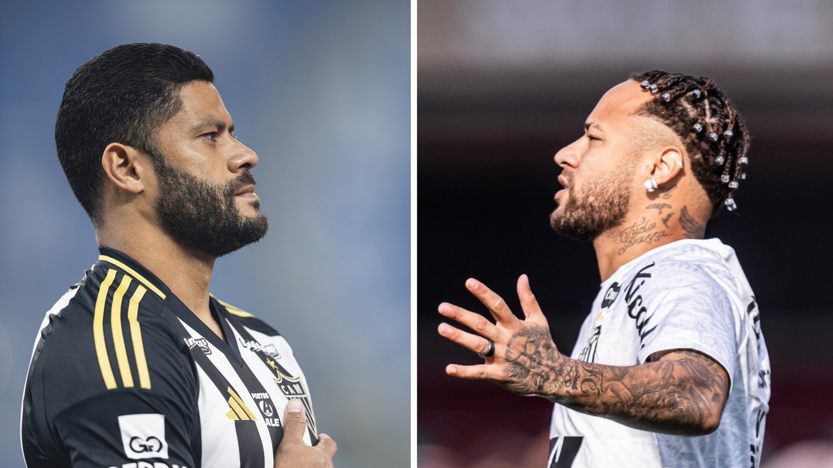 Hulk e Neymar protagonizam duelo no Brasileirão Hulk e Neymar protagonizam duelo no Brasileirão
