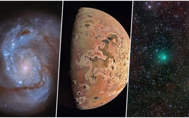 Destaques da NASA: galáxias, lua Io e   nas fotos astronômicas da semana