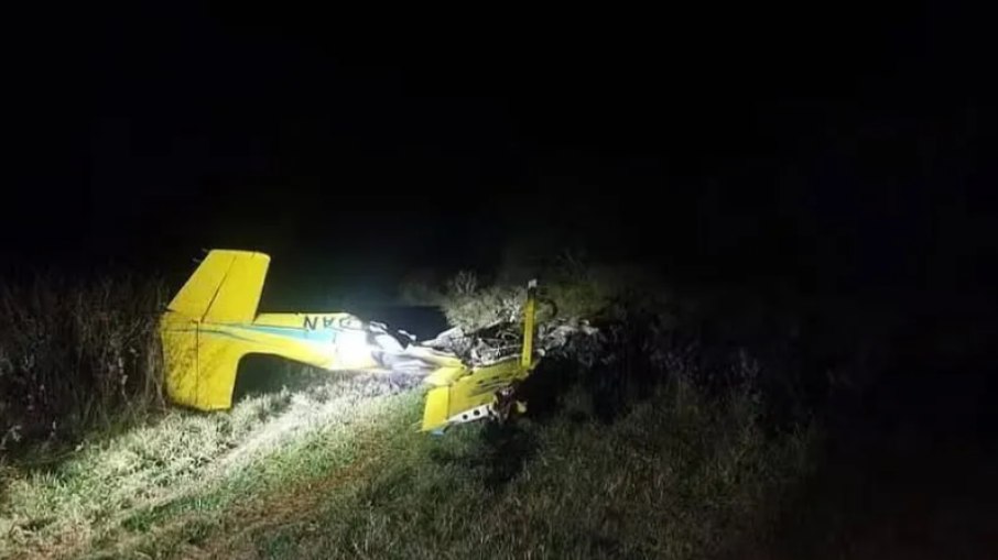 Avião de pequeno porte cai e deixa quatro mortos no MS