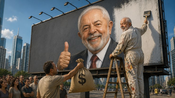 R$ 520 milhões pra dizer que o governo é maravilhoso