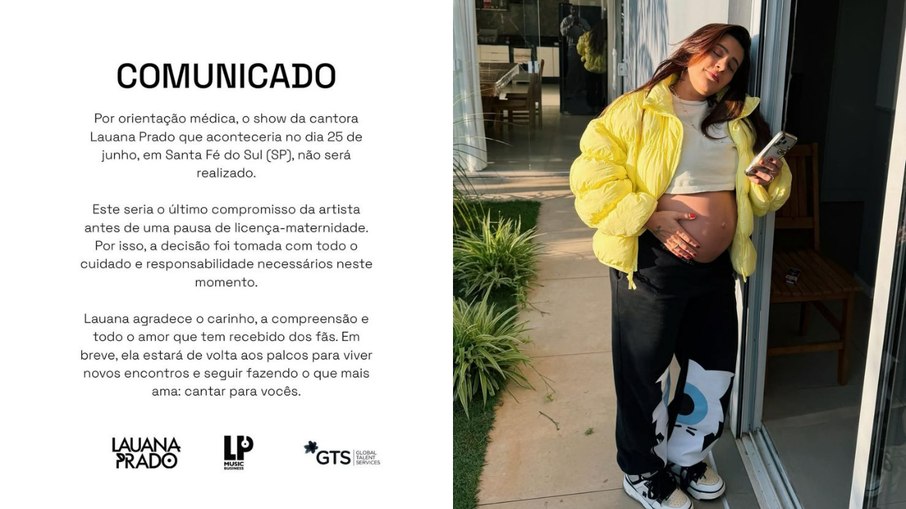 Lauana Prado faz comunicado sobre saúde