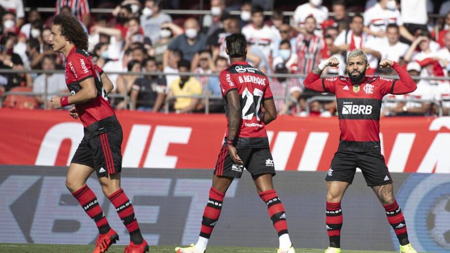 São Paulo foi goleado pelo Flamengo no Morumbi