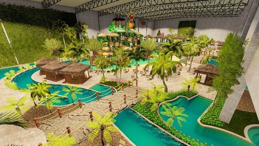O Tauá Aquapark é o primeiro parque aquático indoor da América Latina, com 15 atrações, entre toboáguas e rio lento. 