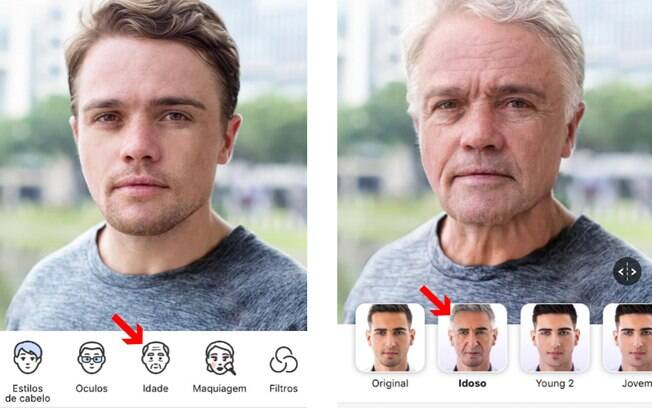 FaceApp é um filtro permite gerar uma foto do usuário envelhecido
