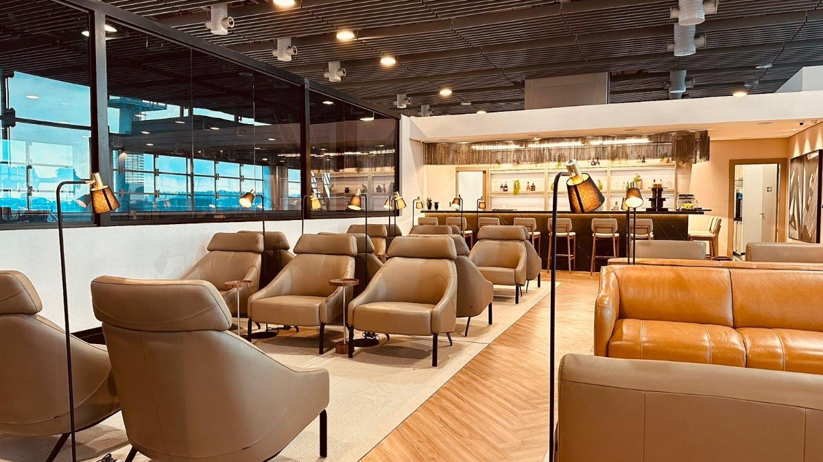 GOL Premium Lounge, no Aeroporto de Guarulhos