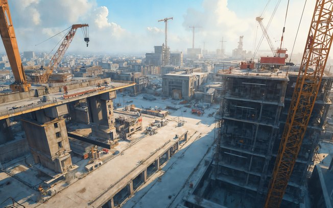 Mapeamento da construção aponta aumento no volume de obras