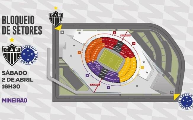 FMF divulga informações e site para compra de ingressos da final entre Atlético-MG e Cruzeiro