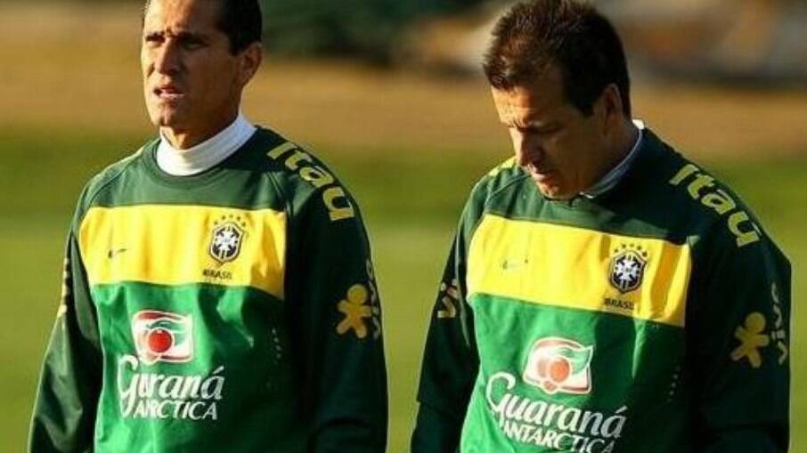 Dunga trabalhou ao lado de Jorginho na seleção brasileira