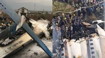 Avião cai após decolagem, explode e mata 18 no Nepal; veja imagens