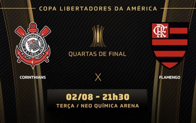 Corinthians x Flamengo: prováveis times, desfalques e onde assistir ao duelo pela Libertadores