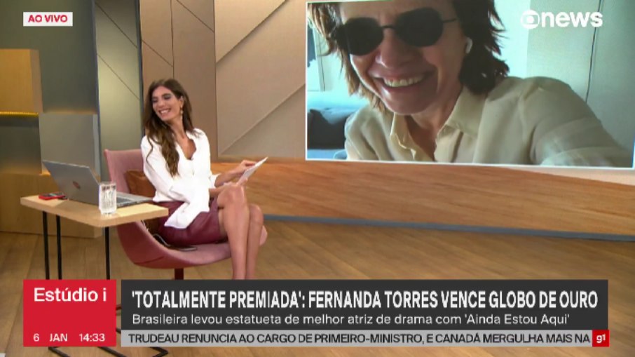 Fernanda Torres dá resposta sincerona em entrevista a GloboNews: 