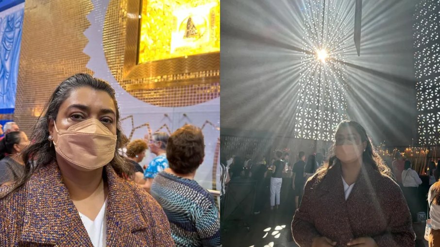 Preta Gil no Santuário Nacional de Aparecida