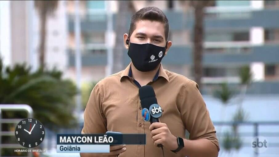 Maycon Leão, repórter do SBT