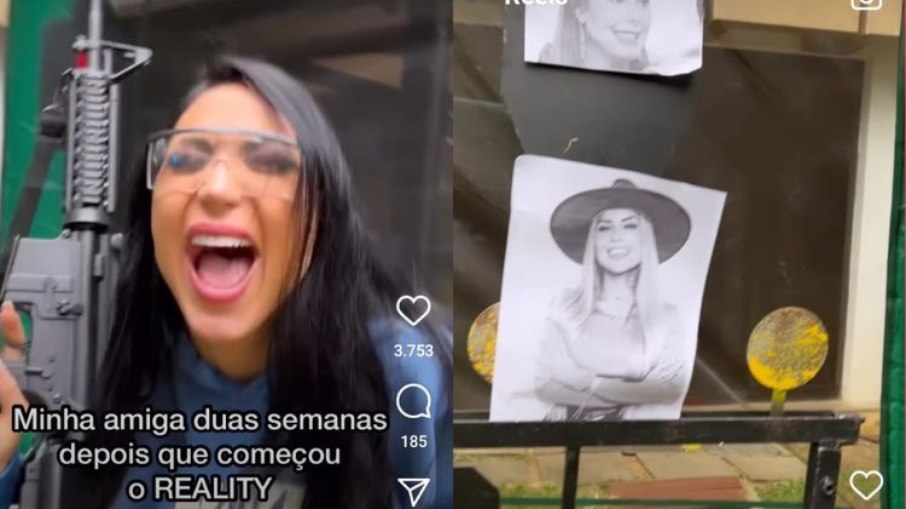 Dayanne Bezerra surgiu em vídeo atirando em rivais de Deolane