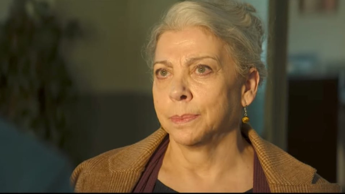 A atriz Kiti Mánver em Duas covas 