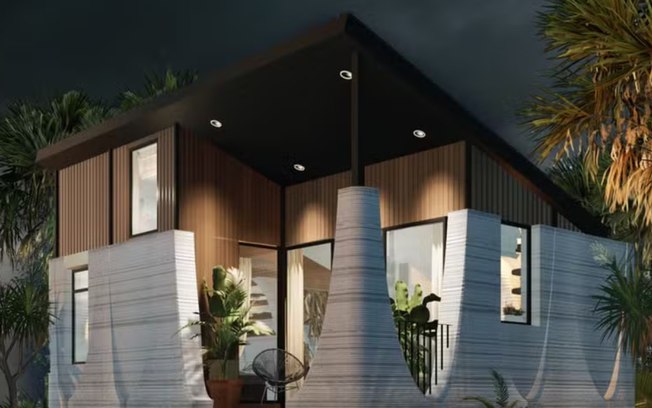Arquitetos criam casa impressa em 3D resistente a inundações